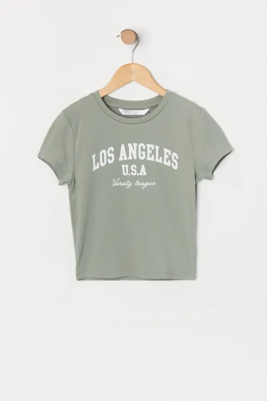 Girls Los Angeles Graphic T-Shirt sold by Urban Planet