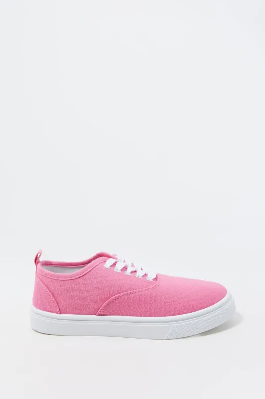 Girls Low Lace-Up Sneaker sold by Urban Planet