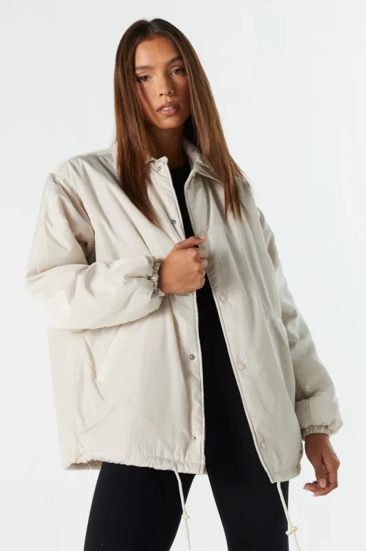 Blouson surdimensionné en nylon sold by Urban Planet