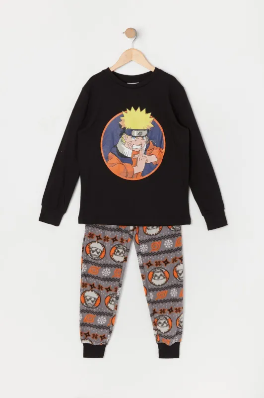 Boys Naruto Graphic 2 Piece Pajama Set made by Urban Planet