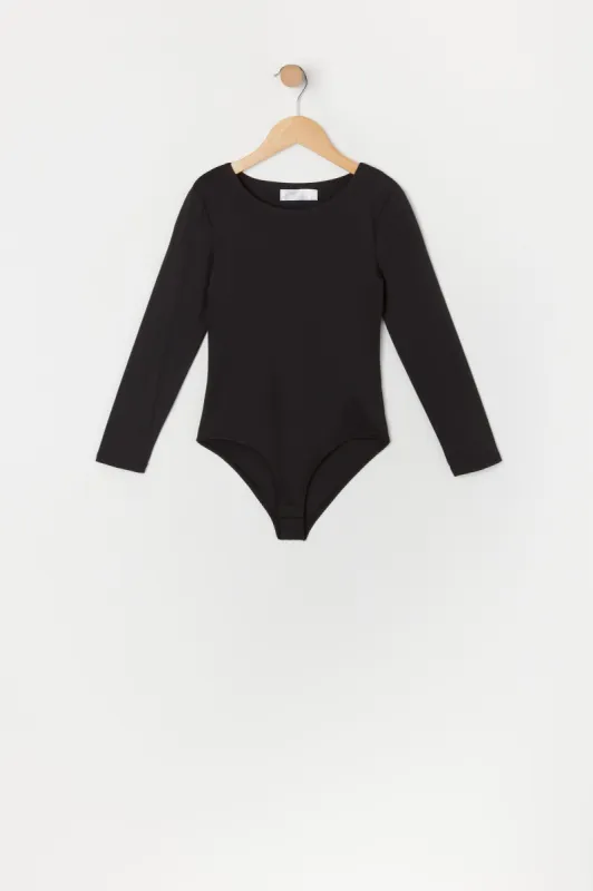 Girls Contour Long Sleeve Bodysuit sold by Urban Planet