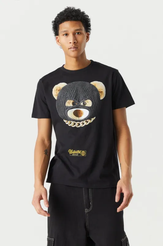 Masked Bear Graphic T-Shirt sold by Urban Planet