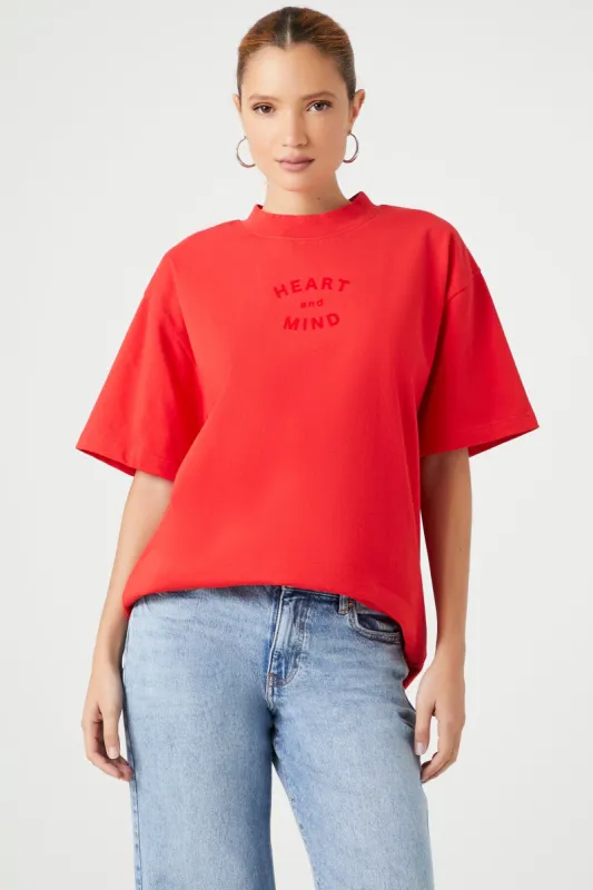 Heart & Mind Oversized Tee sold by Urban Planet