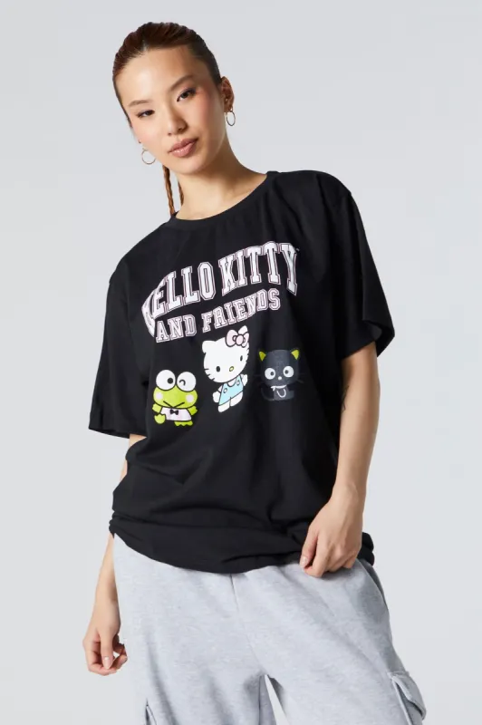 Hello Kitty and Friends Graphic Boyfriend T-Shirt sold by Urban Planet