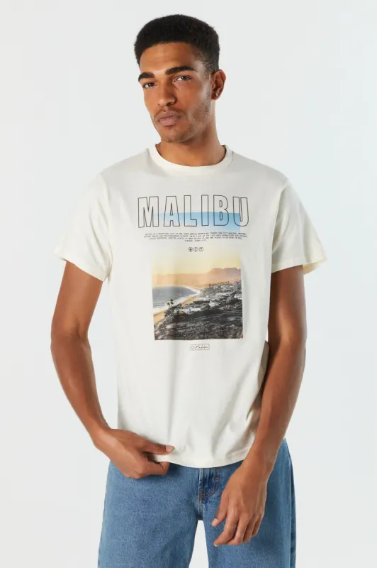 T-shirt à imprimé Malibu sold by Urban Planet