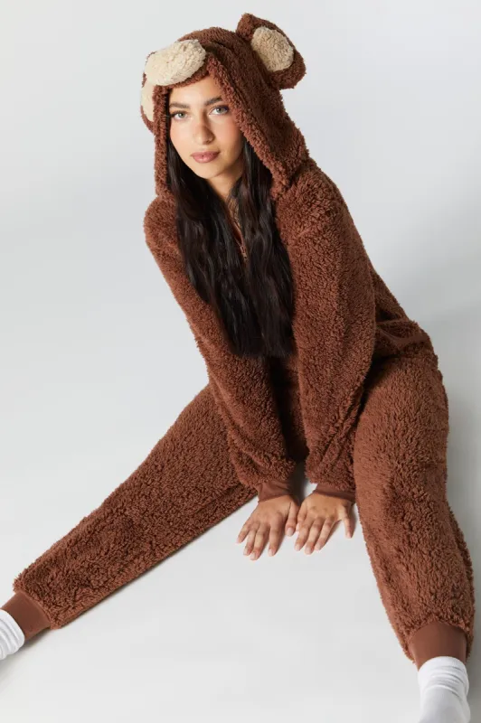 Maillot pelucheux à imprimé de singe sold by Urban Planet