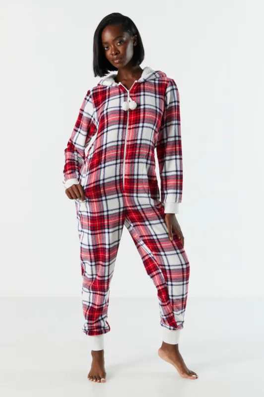 Maillot pelucheux à carreaux sold by Urban Planet