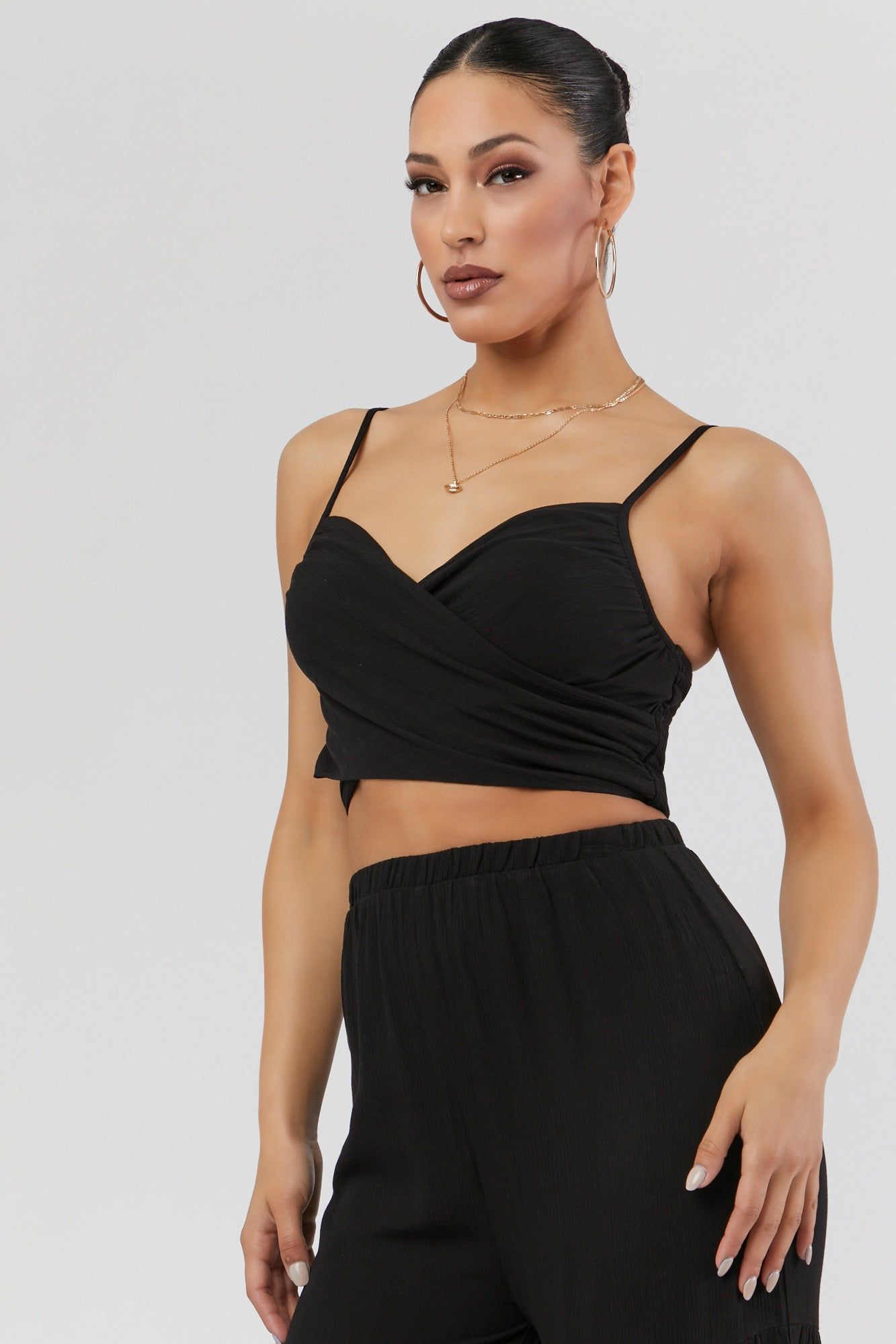 Wrap Cropped Top sold by Urban Planet product image thumbnail 4
