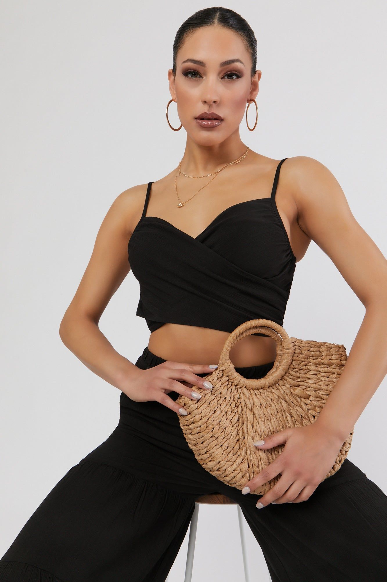 Wrap Cropped Top sold by Urban Planet