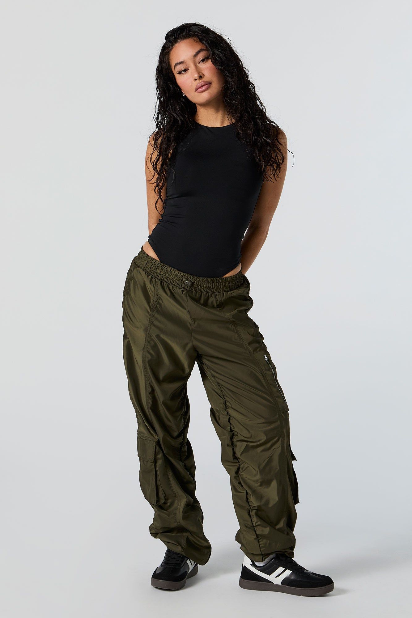 Ruched Cargo Jogger sold by Urban Planet