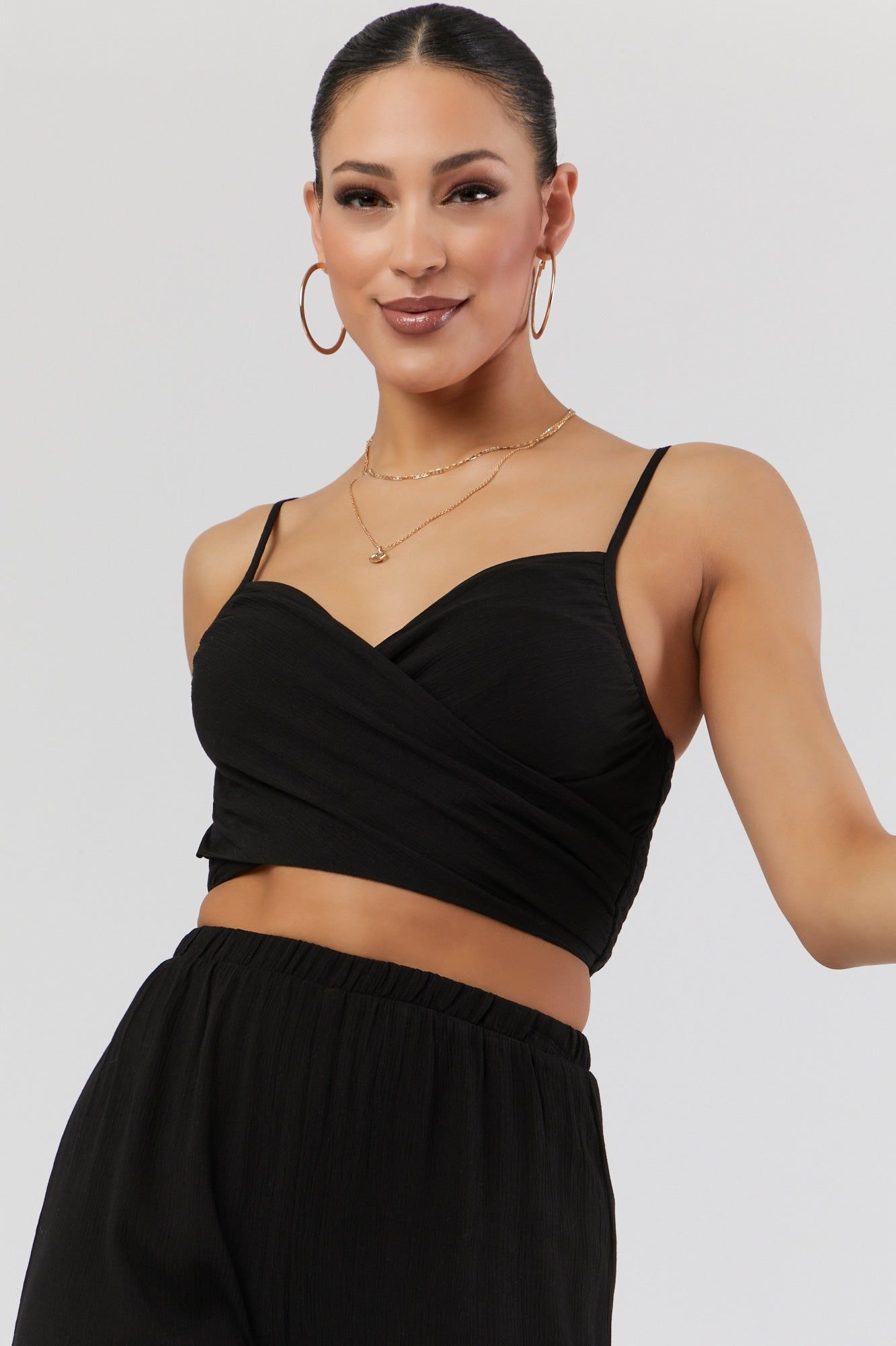 Wrap Cropped Top sold by Urban Planet product image thumbnail 3