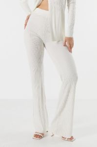 High Rise Ribbed Wide Leg Pant sold by Urban Planet