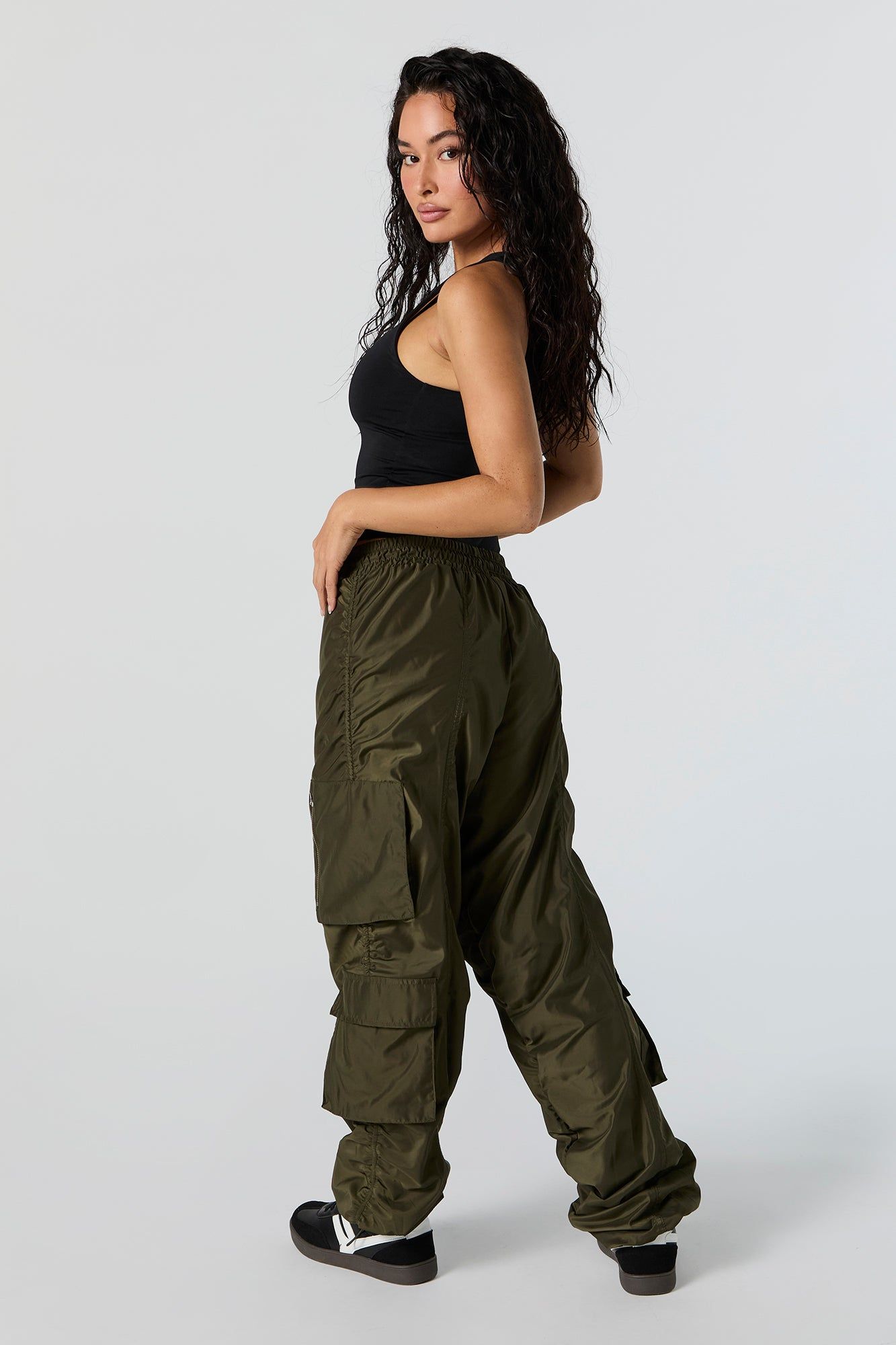 Ruched Cargo Jogger sold by Urban Planet product image thumbnail 3