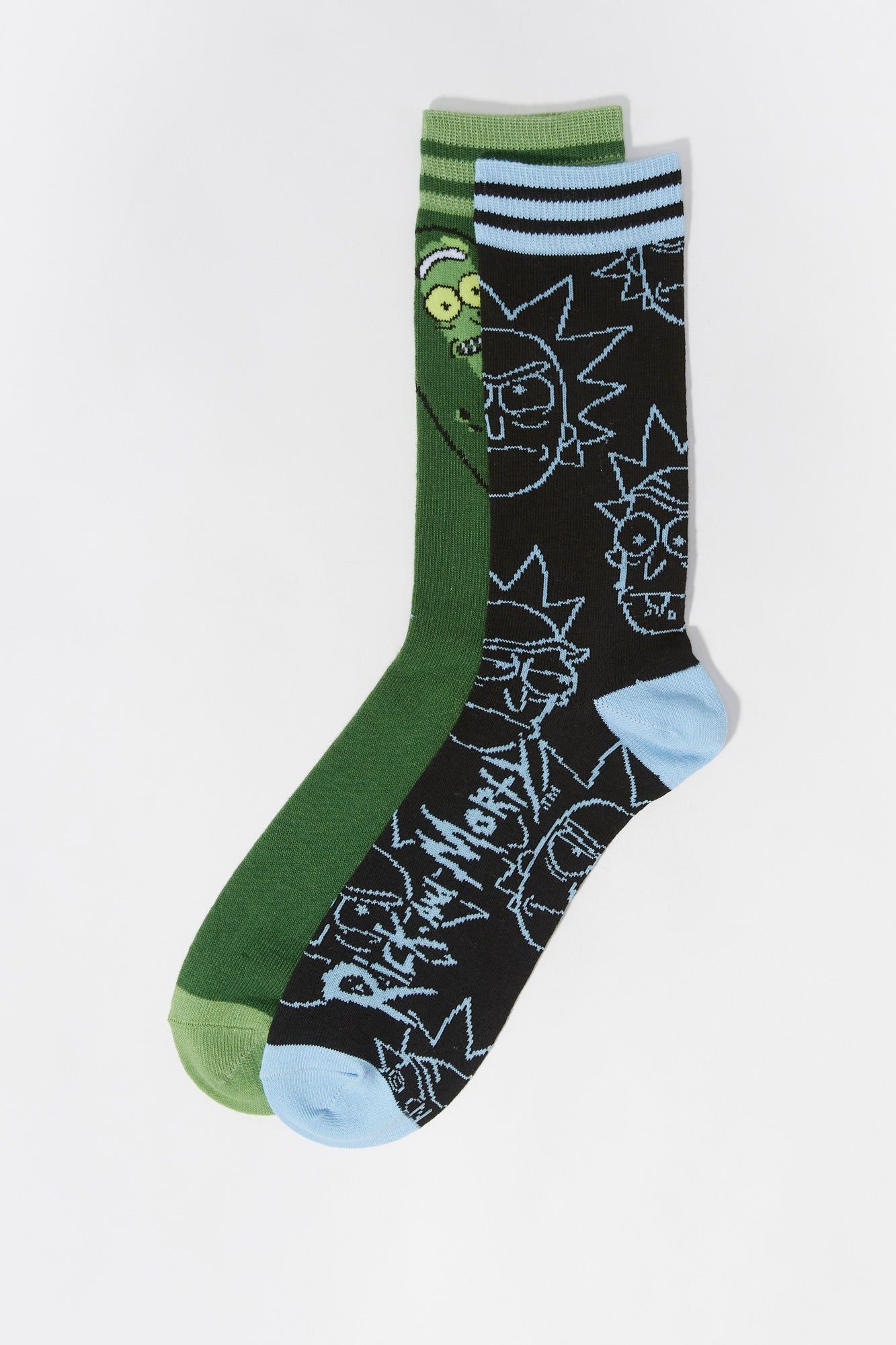 Rick & Morty Graphic Crew Socks (2 Pack) sold by Urban Planet