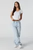 Ribbed Lettuce Trim T-Shirt sold by Urban Planet
