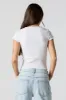 Ribbed Lettuce Trim T-Shirt sold by Urban Planet