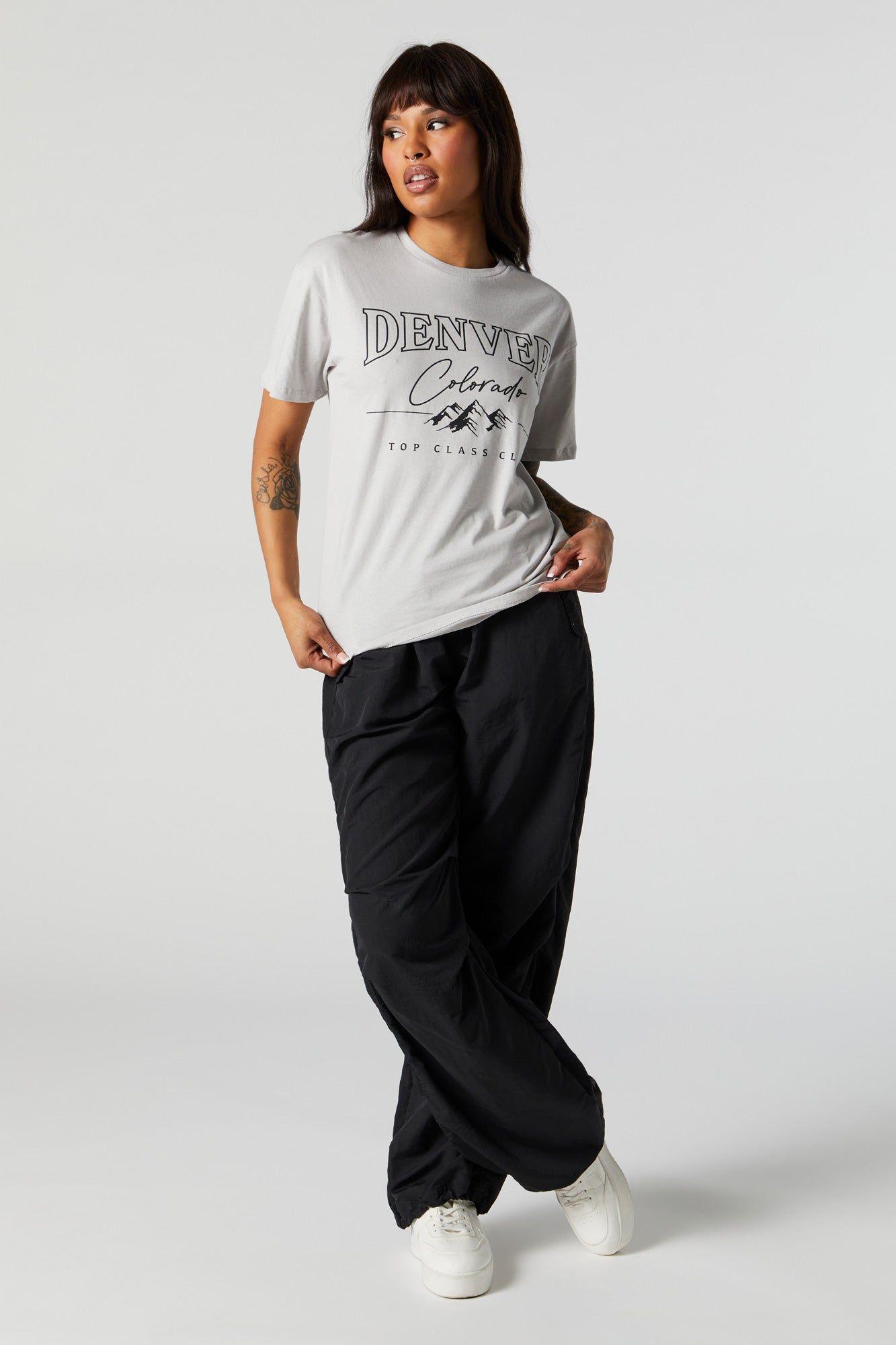 Denver Colorado Graphic Boyfriend T-Shirt sold by Urban Planet product image thumbnail 3