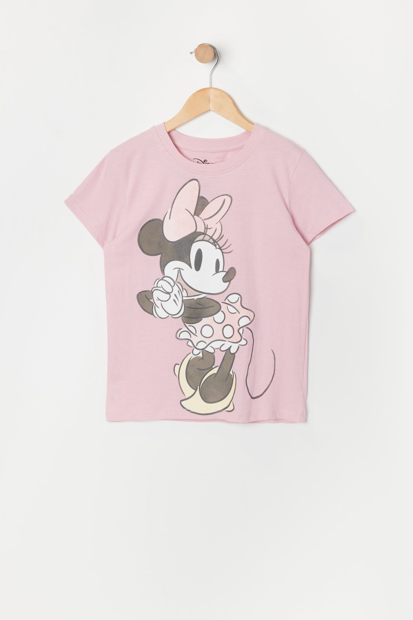 Girls Pink Minnie Graphic T-Shirt sold by Urban Planet