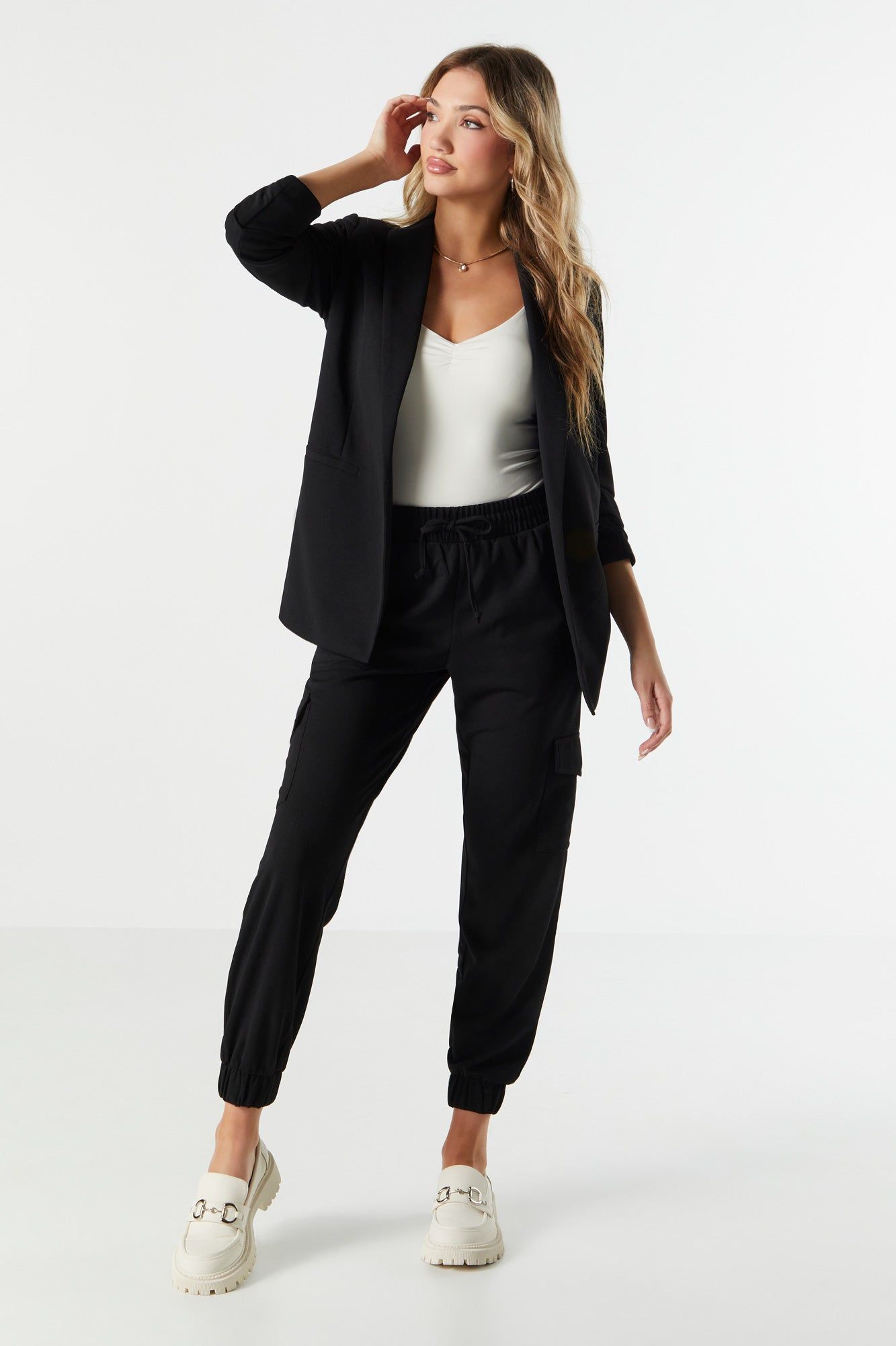 Pantalon de jogging cargo à taille coulissante sold by Urban Planet product image thumbnail 10