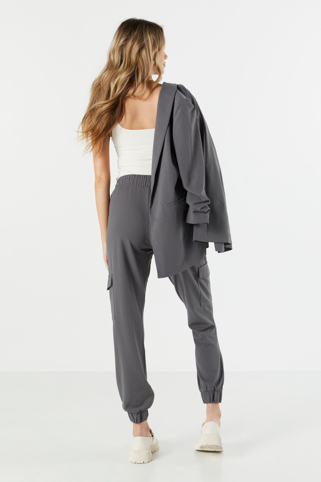 Pantalon de jogging cargo à taille coulissante sold by Urban Planet product image thumbnail 3