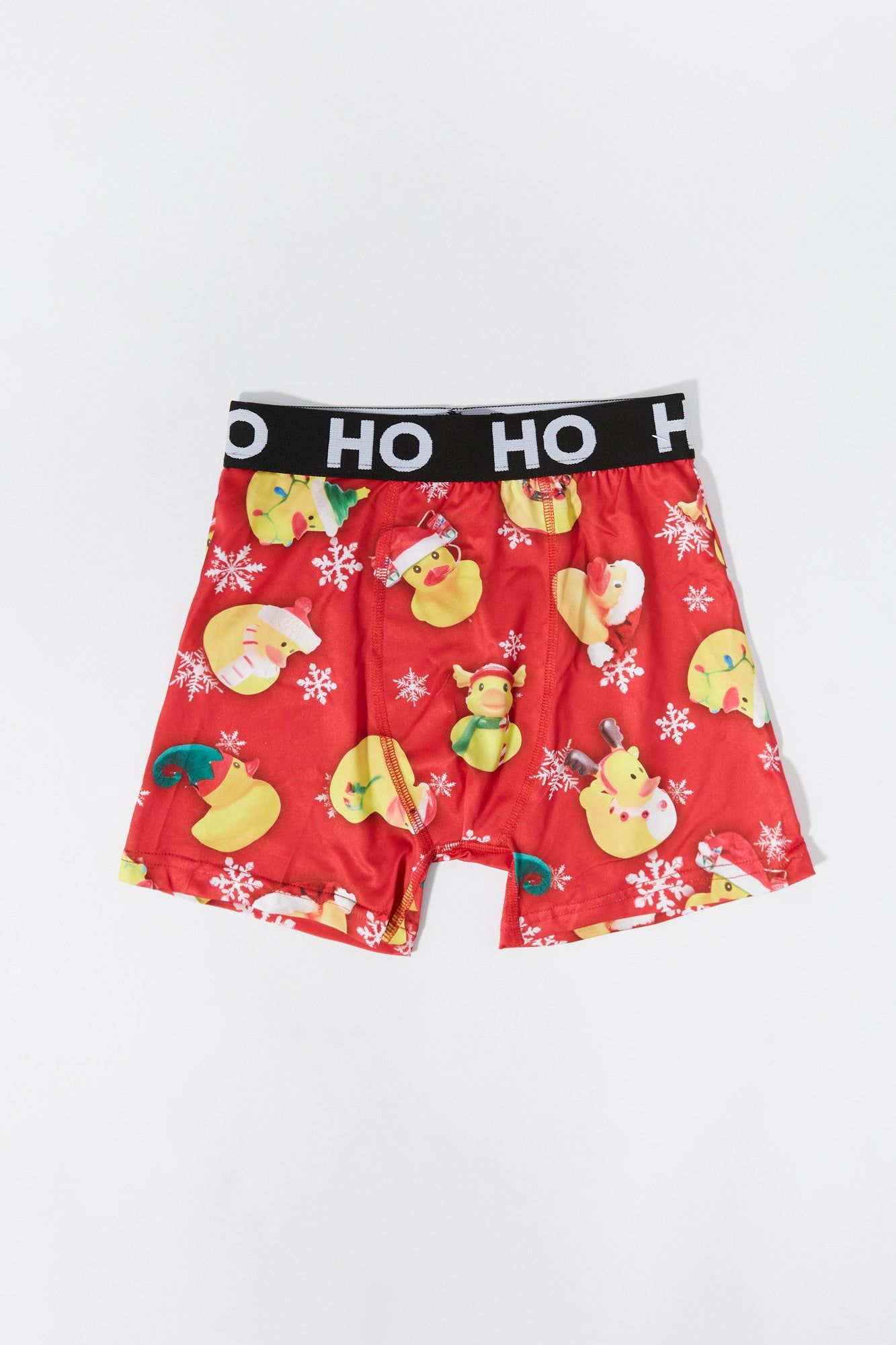 Boxeur à imprimé de Noël Canard en caoutchouc pour garçons sold by Urban Planet
