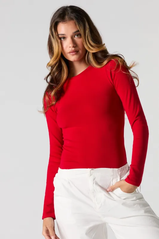 Crew Neck Long Sleeve Bodysuit sold by Urban Planet