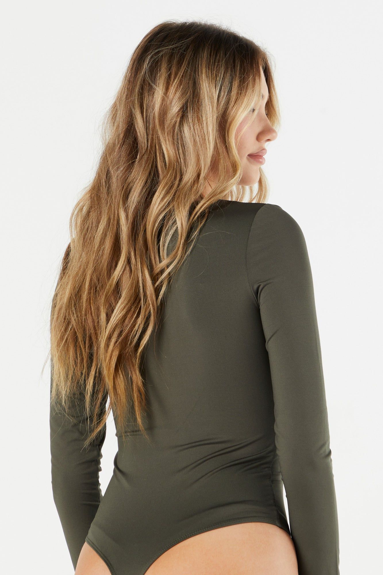 Contour V-Neck Long Sleeve Bodysuit sold by Urban Planet product image thumbnail 14