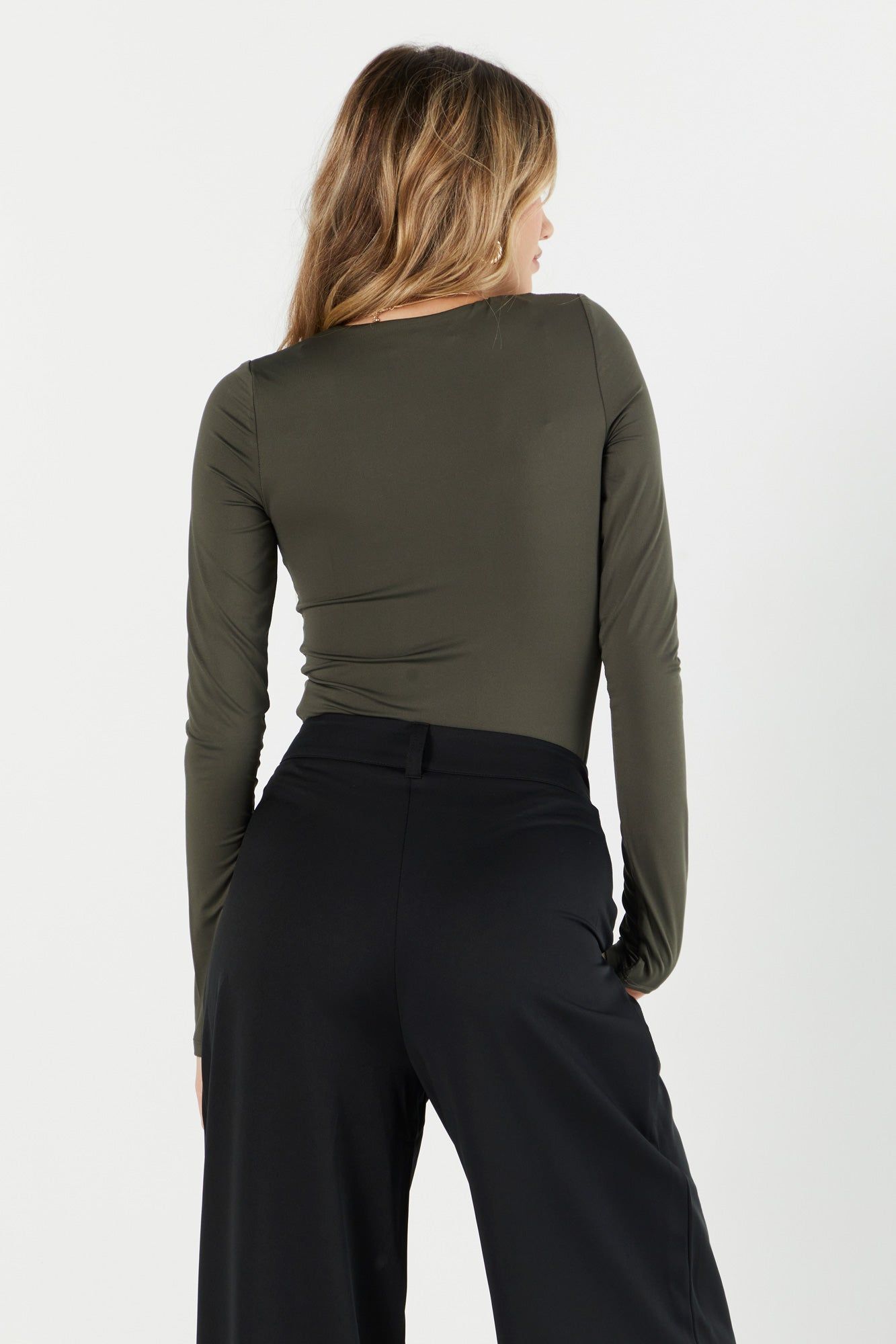 Contour V-Neck Long Sleeve Bodysuit sold by Urban Planet product image thumbnail 12