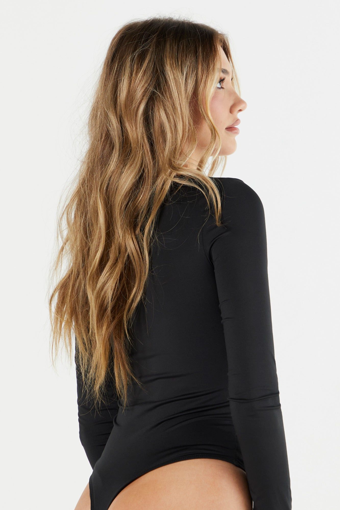 Contour V-Neck Long Sleeve Bodysuit sold by Urban Planet product image thumbnail 9