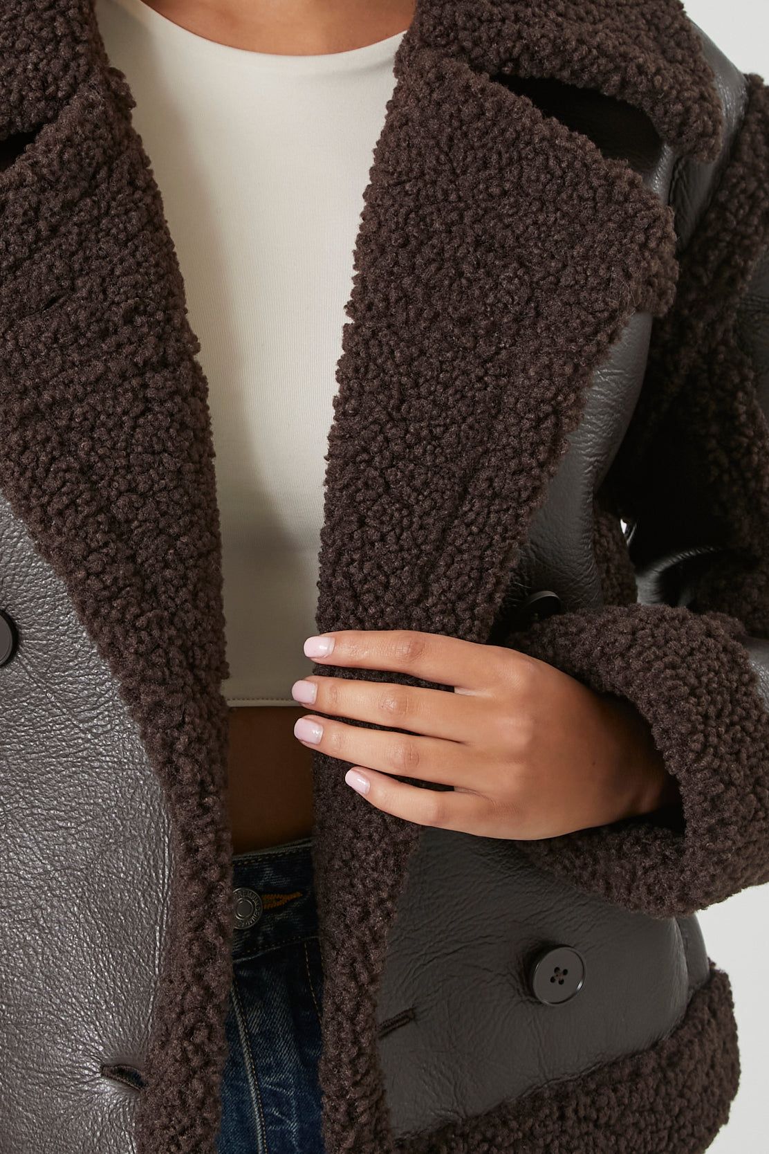 Blouson avec liséré de Sherpa sold by Urban Planet product image thumbnail 5