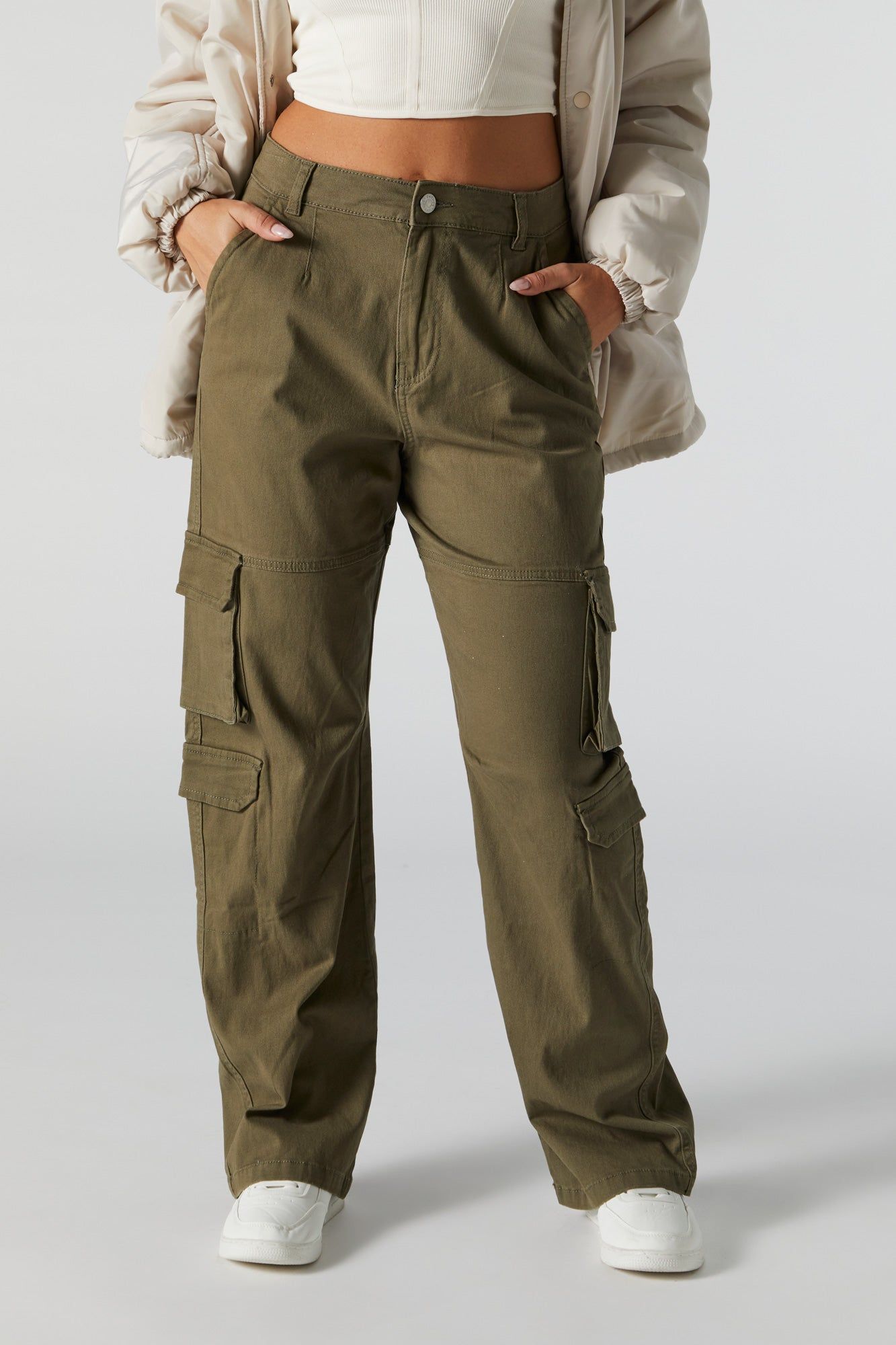 Pantalon à jambe large avec poches multiples sold by Urban Planet product image thumbnail 5