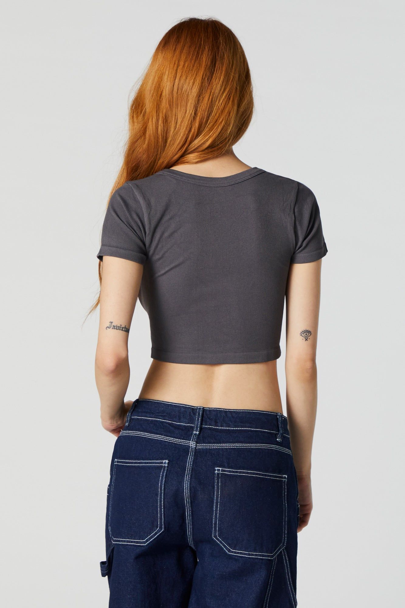 Ribbed Baby Tee sold by Urban Planet product image thumbnail 5