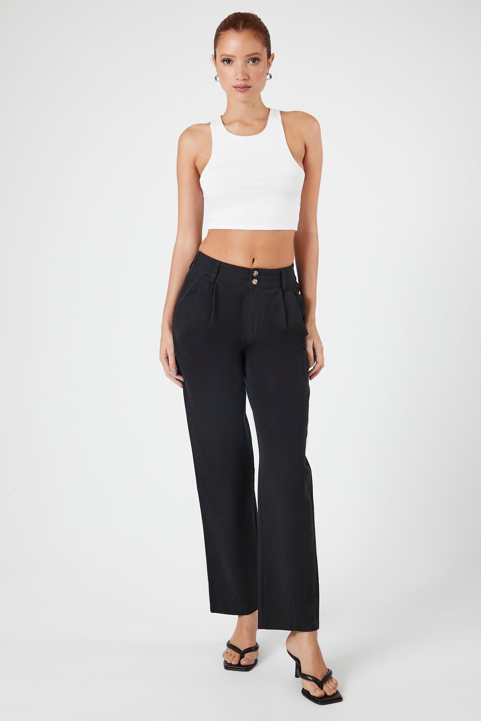 Pantalon à jambe droite et taille haute sold by Urban Planet product image thumbnail 5
