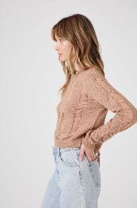 Chandail d'aspect usé avec dos en dentelle sold by Urban Planet