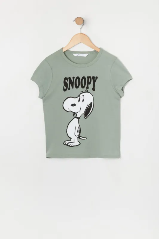 Girls Snoopy Graphic T-Shirt sold by Urban Planet