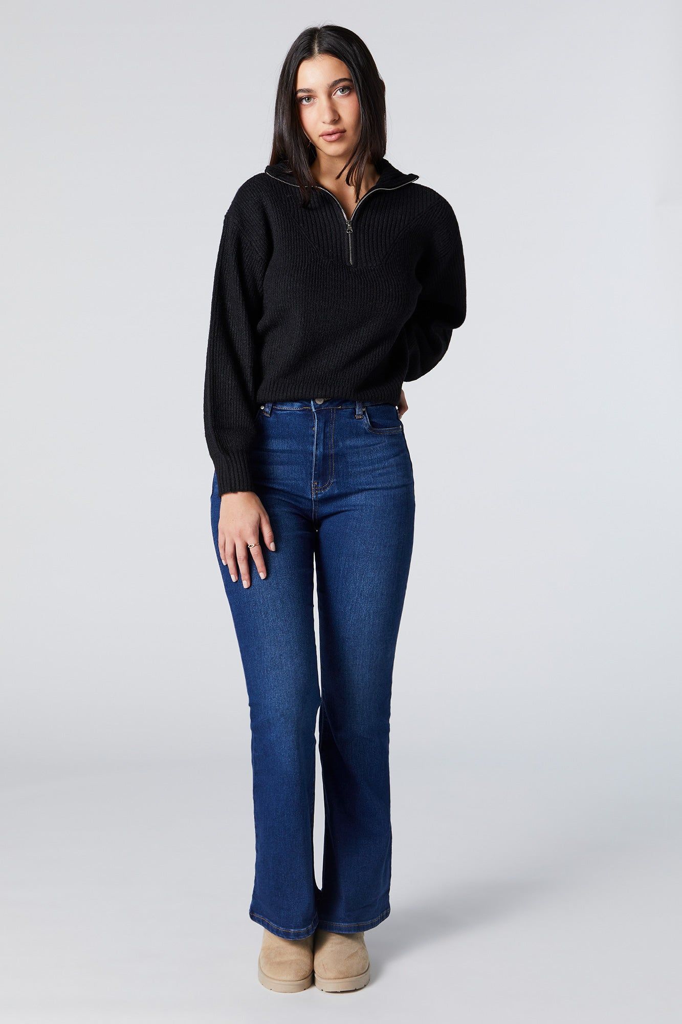 Quarter Zip Sweater sold by Urban Planet product image thumbnail 3