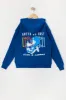 Haut à capuchon en molleton avec imprimé Sonic Go Fast Graphic Fleece Hoodiepour garçon sold by Urban Planet