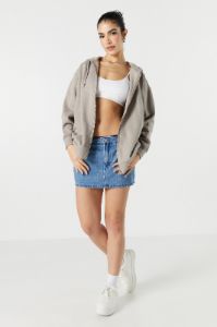 Zip-Up Oversized Hoodie sold by Urban Planet