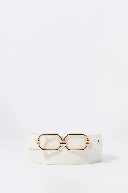 Ceinture avec boucle ovale double sold by Urban Planet