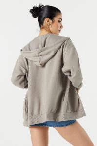 Zip-Up Oversized Hoodie sold by Urban Planet