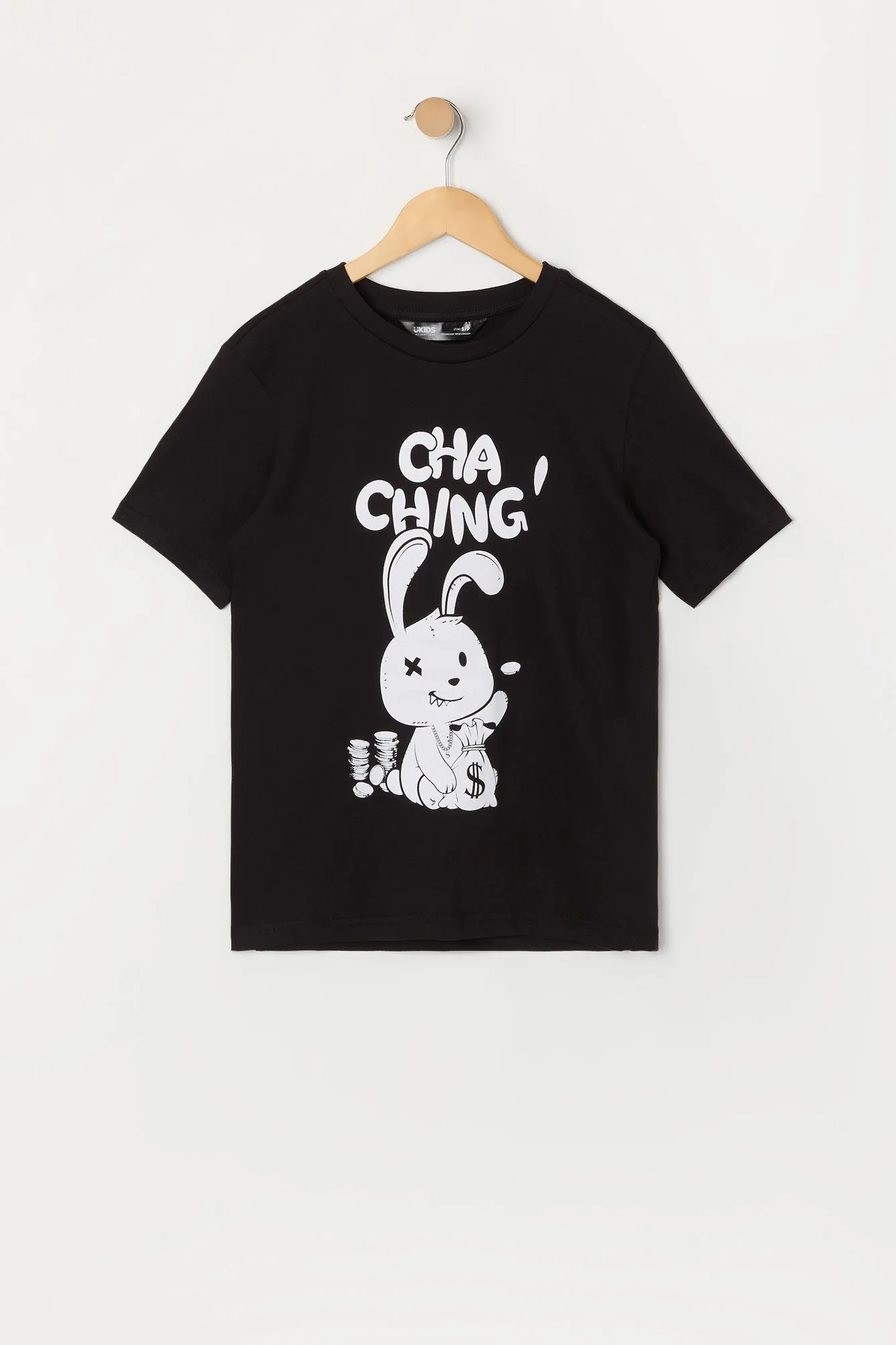 Boys Rich Bunny Graphic T-Shirt sold by Urban Planet
