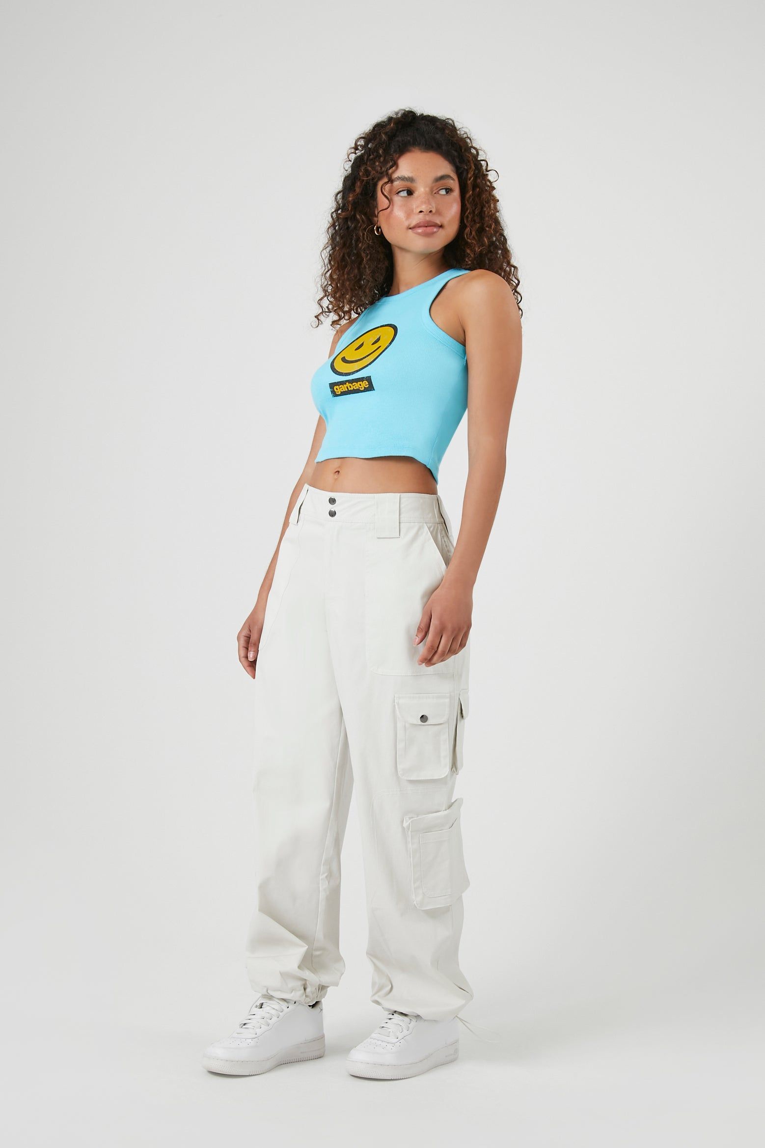 Wide Leg Utility Cargo Pant sold by Urban Planet