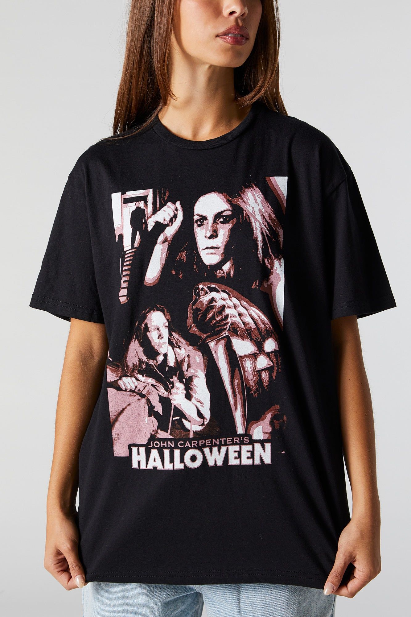 Halloween Graphic Boyfriend T-Shirt sold by Urban Planet product image thumbnail 4