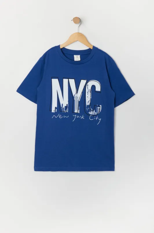 Boys NYC Graphic T-Shirt sold by Urban Planet