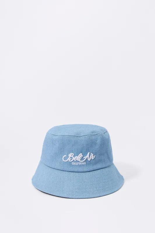 Bel Air Embroidered Bucket Hat sold by Urban Planet