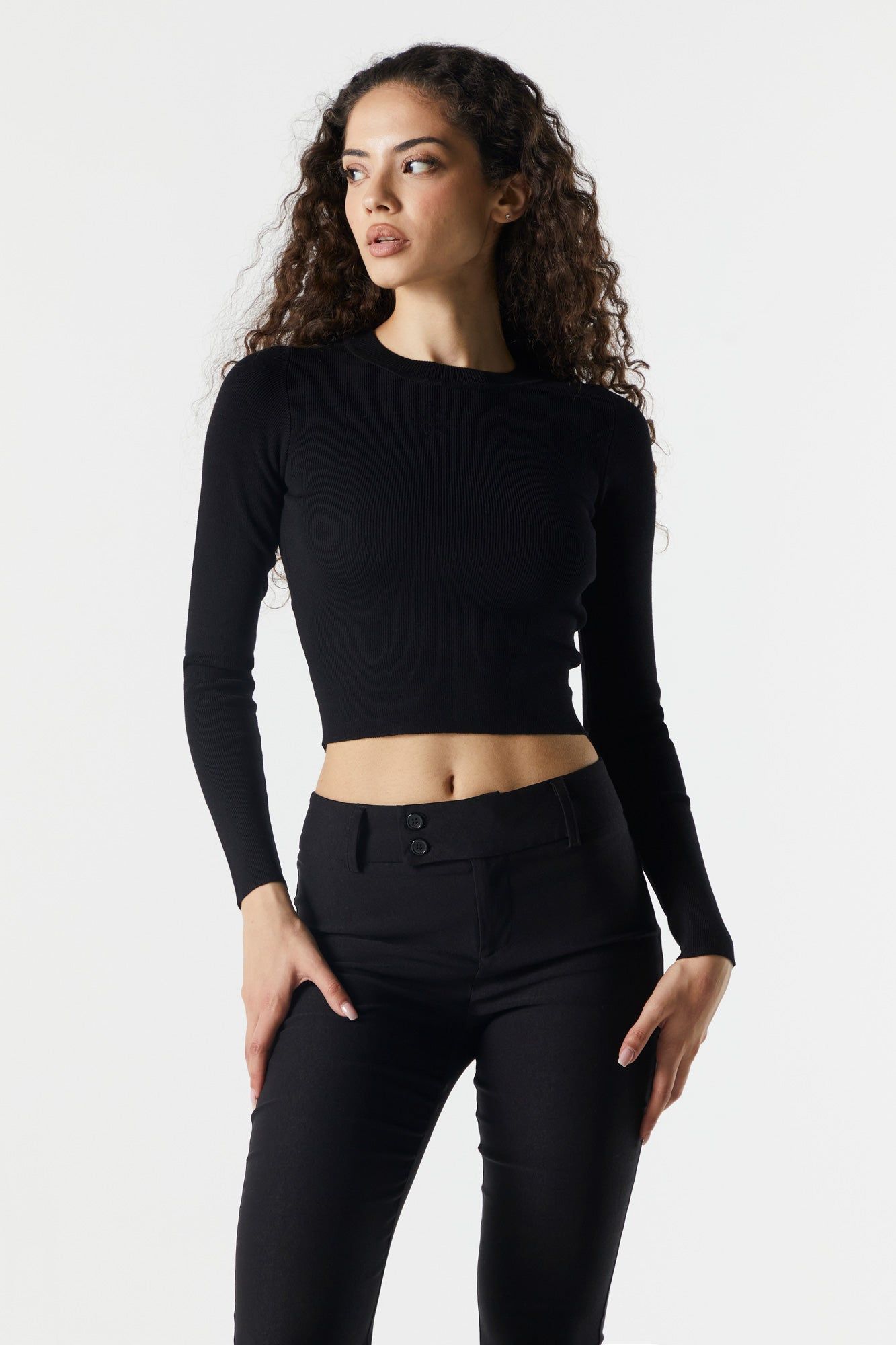 Long Sleeve Crewneck Sweater sold by Urban Planet product image thumbnail 4