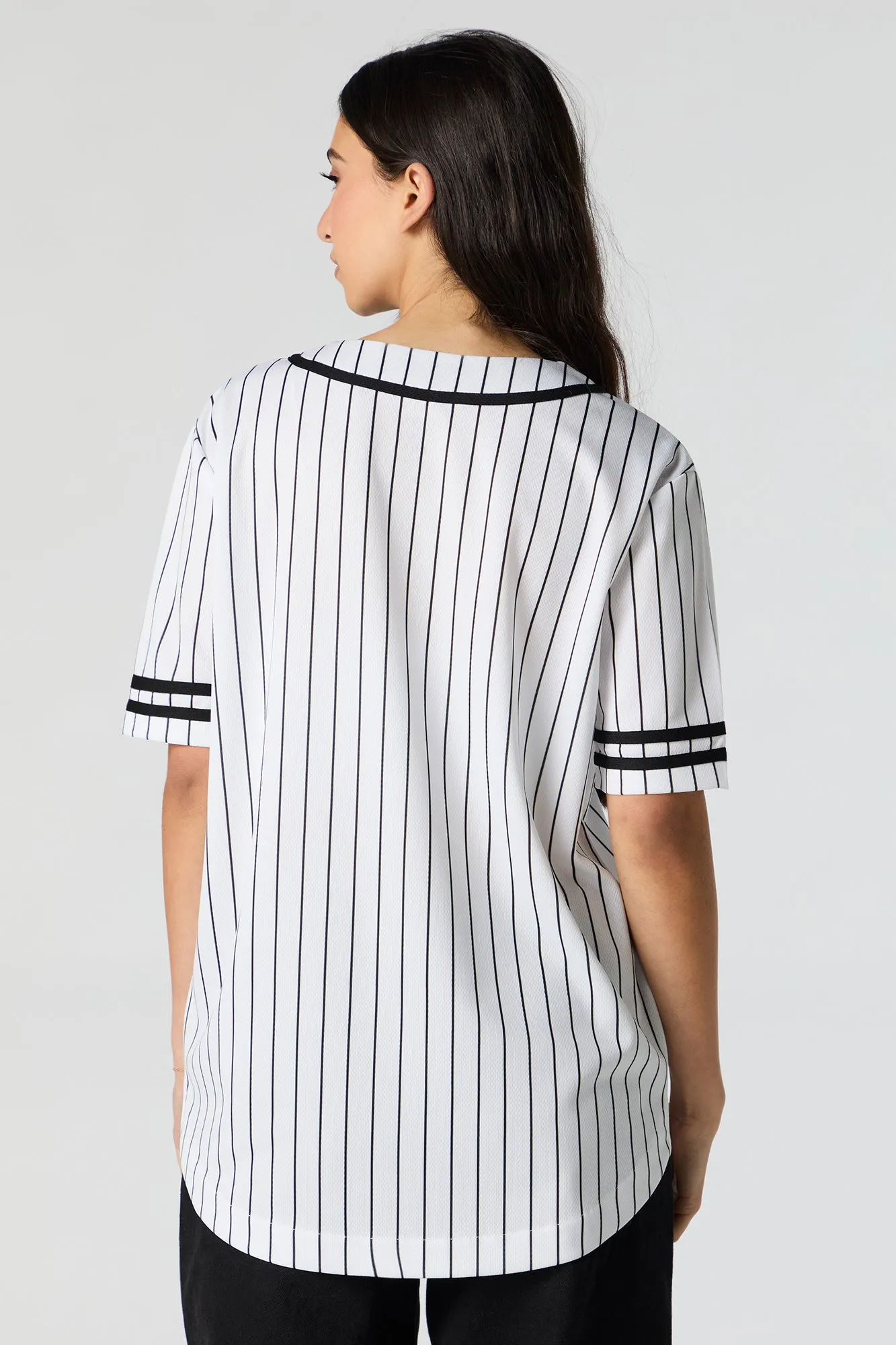 Graphic Mesh Baseball Jersey sold by Urban Planet product image thumbnail 2