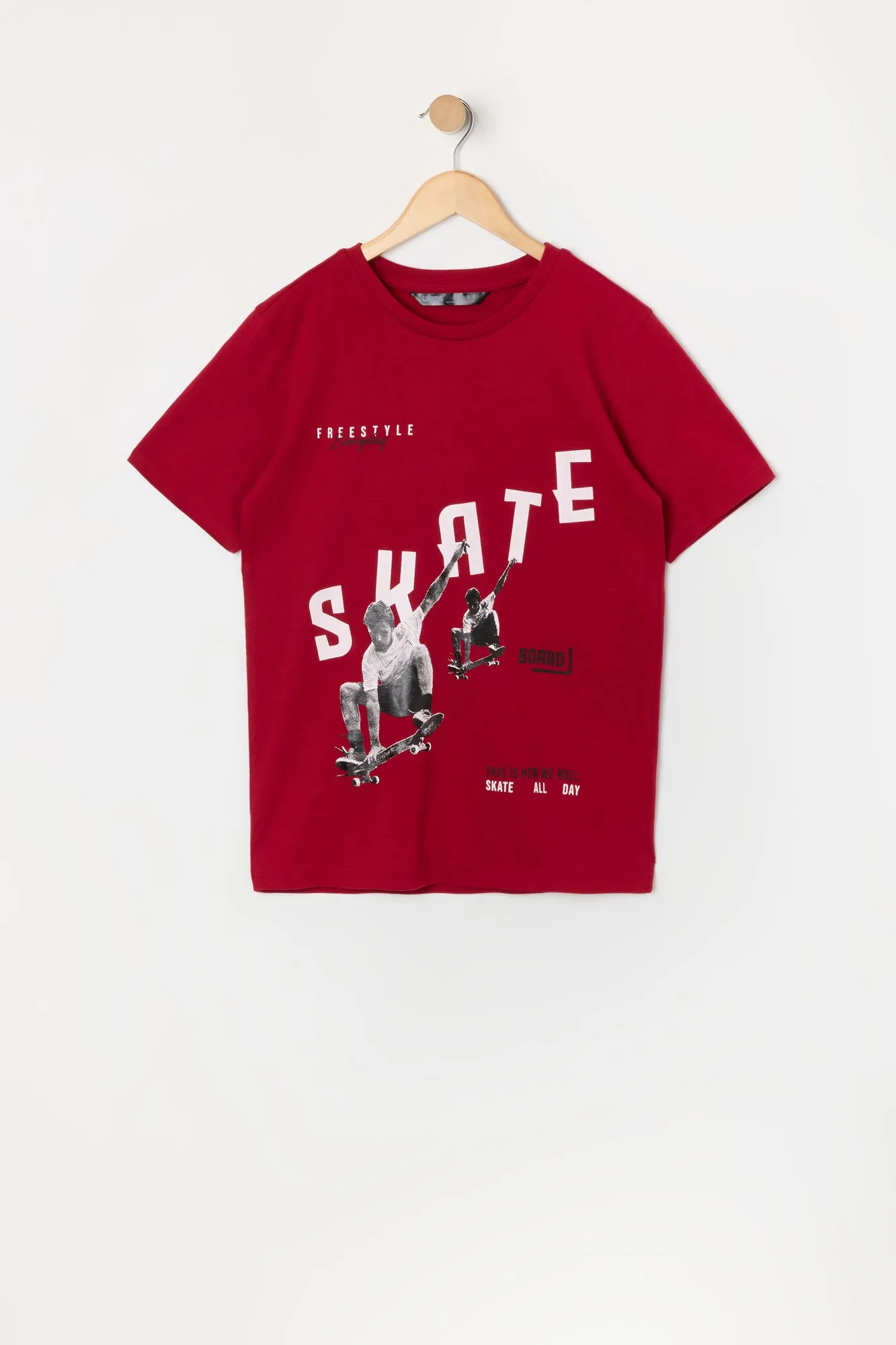 T-shirt à imprimé Skate All Day pour garçon sold by Urban Planet