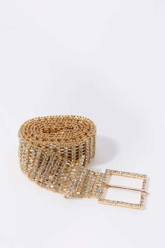 Rhinestone Belt sold by Urban Planet