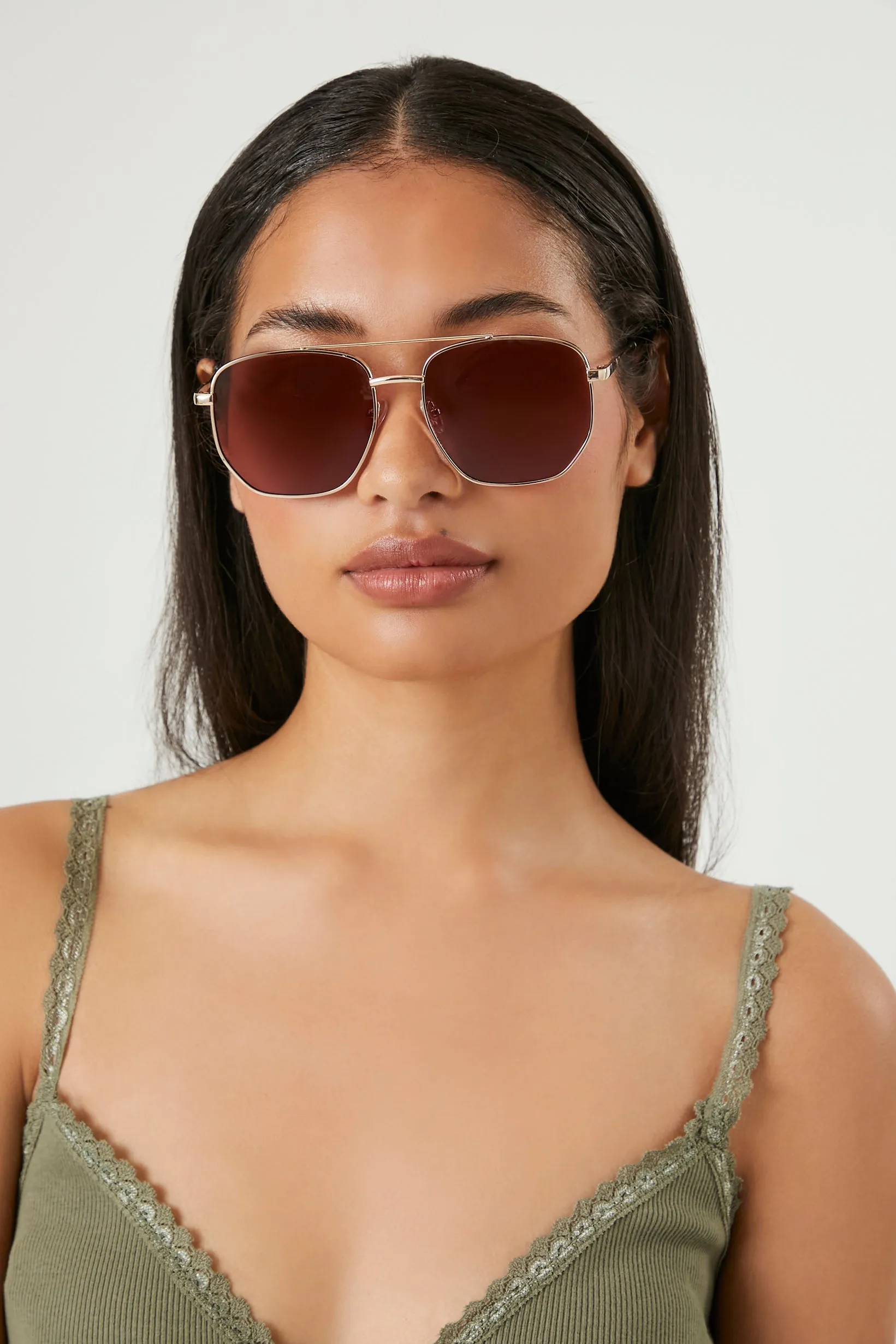 Oversized Aviator Sunglasses sold by Urban Planet